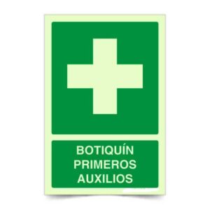 Botiquín Primeros Auxilios B Fotoluminiscente