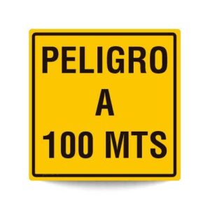 Peligro a 100mts