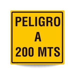 Peligro a 200mts