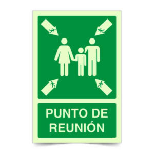 Punto de Reunion Fotoluminiscente