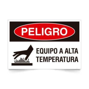 Peligro Equipo a Alta Temperatura