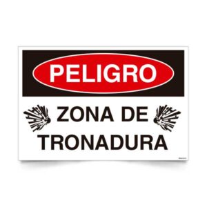 Peligro Zona de Tronaduras
