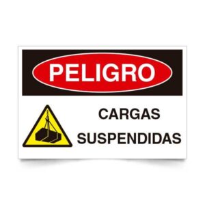 Peligro Carga Suspendidas