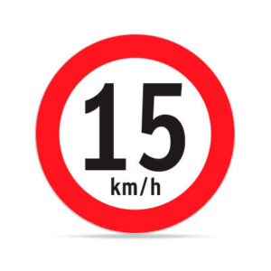 Velocidad Máxima 15 km/h
