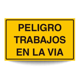 Peligro Trabajos en la Vía